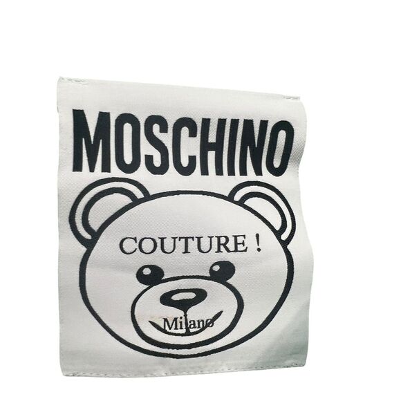 Moschino Couture Sweatshirt Pullover US 8 100% Organic Cotton Green Teddy Bear - Picture 6 of 8